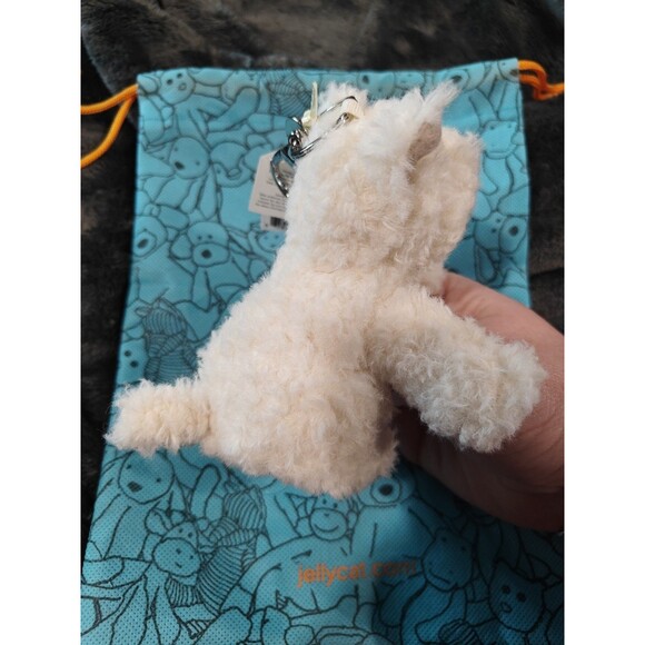 Jellycat MUNRO SCOTTIE DOG BAG CHARM with Free Dust Bag AUTHENTIC Cute Puppy NWT - Picture 3 of 4